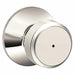 Knob Lockset Bright Nickel Privacy Gr 2