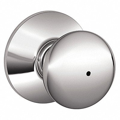 Knob Lockset Bright Chrome Privacy Gr 2