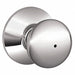 Knob Lockset Bright Chrome Privacy Gr 2