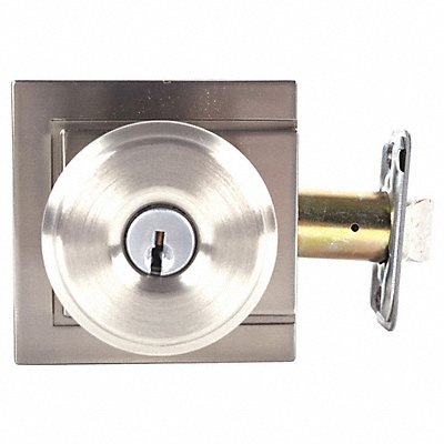 Knob Lockset Satin Nickel Entrance Gr 2