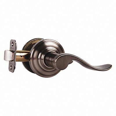 Lever Lockset Antique Nickel Passage