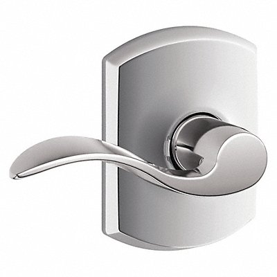 Door Lever Lockset Bright Chrome Passage