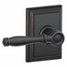 Lever Lockset Antique Bronze Passage