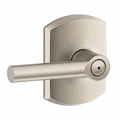 Door Lever Lockset Satin Nickel Passage