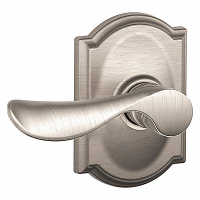 Door Lever Lockset Satin Nickel Passage