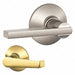 Lever Lockset Bright Brass/Satin Nickel