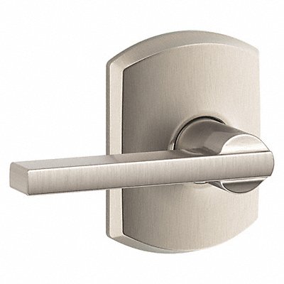 Door Lever Lockset Satin Nickel Passage