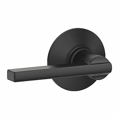 Lever Lockset Black Powder Coat Passage