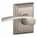 Door Lever Lockset Satin Nickel Passage