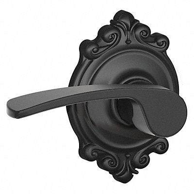 Lever Lockset Black Powder Coat Passage