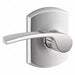 Door Lever Lockset Bright Chrome Passage