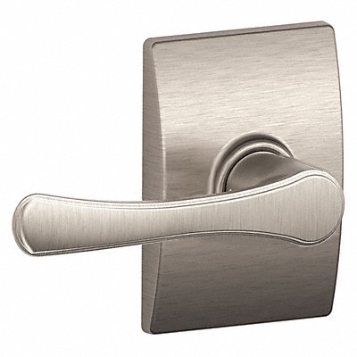 Door Lever Lockset Satin Nickel Passage