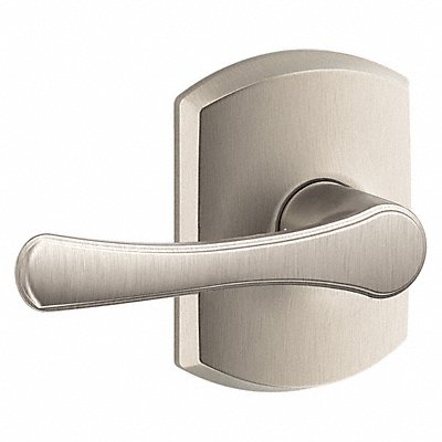 Door Lever Lockset Satin Nickel Passage