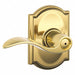 Door Lever Lockset Bright Brass Privacy