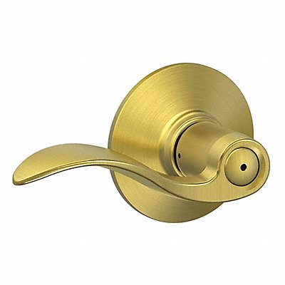 Door Lever Lockset Satin Brass Privacy