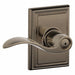 Lever Lockset Antique Nickel Privacy