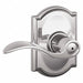 Door Lever Lockset Bright Chrome Privacy