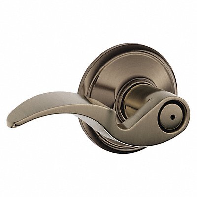 Lever Lockset Antique Nickel Privacy