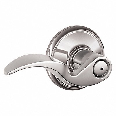 Door Lever Lockset Bright Chrome Privacy