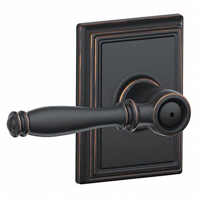 Lever Lockset Antique Bronze Privacy