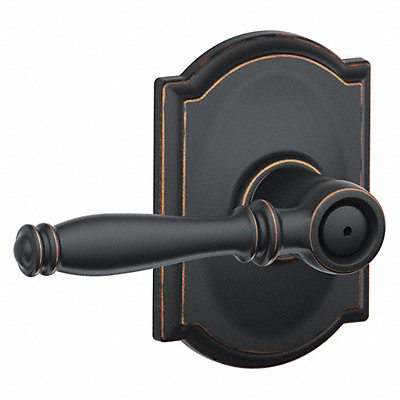 Lever Lockset Antique Bronze Privacy