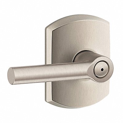 Door Lever Lockset Satin Nickel Privacy