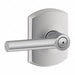 Door Lever Lockset Satin Chrome Privacy