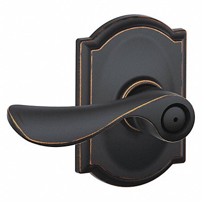 Lever Lockset Antique Bronze Privacy