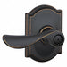 Lever Lockset Antique Bronze Privacy