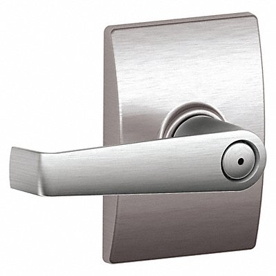 Door Lever Lockset Satin Chrome Privacy