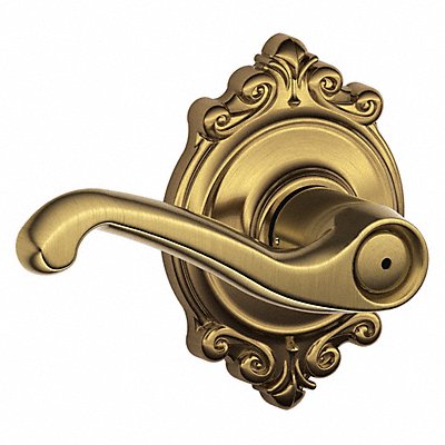 Door Lever Lockset Antique Brass Privacy