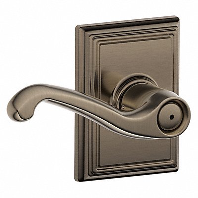 Lever Lockset Antique Nickel Privacy