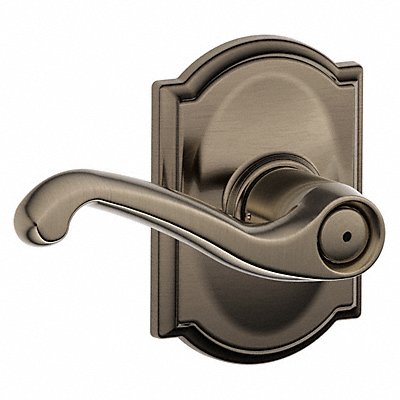 Lever Lockset Antique Nickel Privacy