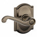 Lever Lockset Antique Nickel Privacy