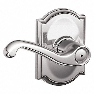 Door Lever Lockset Bright Chrome Privacy