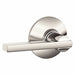 Door Lever Lockset Bright Nickel Privacy