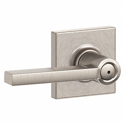 Door Lever Lockset Satin Nickel Privacy