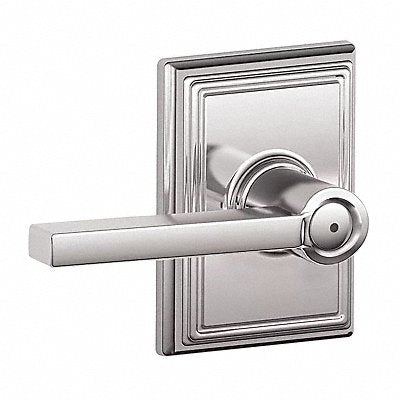 Door Lever Lockset Bright Chrome Privacy