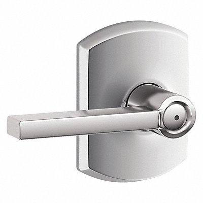 Door Lever Lockset Bright Chrome Privacy