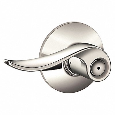 Door Lever Lockset Bright Nickel Privacy