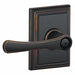 Lever Lockset Antique Bronze Privacy