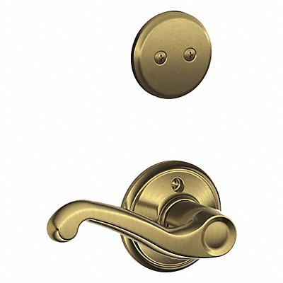 Door Lever Lockset Antique Brass Dummy