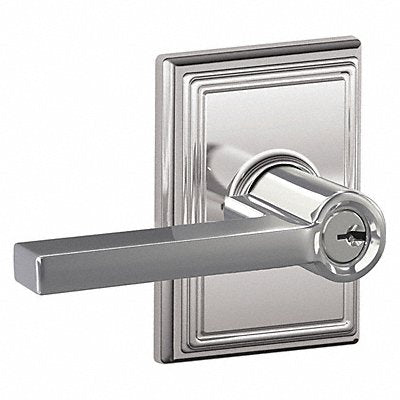 Lever Lockset Bright Chrome Entrance