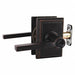 Lever Lockset Antique Bronze Entrance