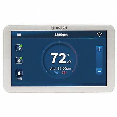 Low Voltage Thermostat White LCD Display