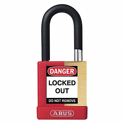 Keyed Padlock 3/4 W x 1-1/2 H Shackle