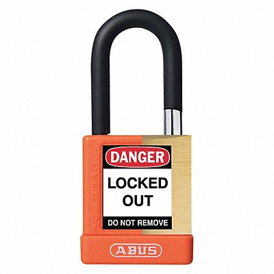 Keyed Padlock 3/4 W x 1-1/2 H Shackle