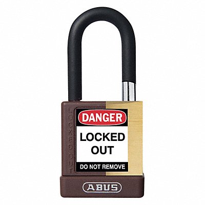 Keyed Padlock 3/4 W x 1-1/2 H Shackle