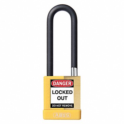 Keyed Padlock 3/4 W x 3 H Shackle