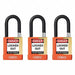 Keyed Padlock 3/4 W x1-1/2 H Shackle PK6